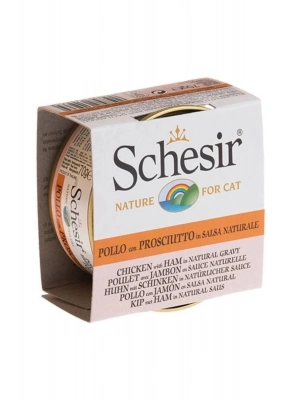 Schesir Tavuk Ve Karidesli Naturel Konserve Kedi Maması 70 Gr