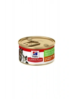 Hills Science Plan Kitten & Mother Tavuk Ve Hindili Anne Ve Yavru Kedi Konservesi 85 Gr