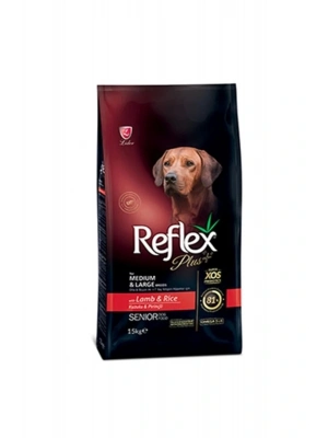 Plus Kuzulu Orta Ve Büyük Irk Yaşlı Köpek Maması 15 Kg