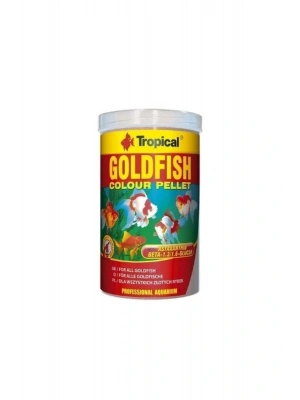 Tropical Goldfish Colour Pellet Japon Balıkları Renklendirici Granül Balık Yemi Small 250 Ml 110 Gr
