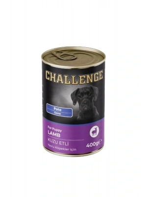 Challenge Pate Kuzu Etli Yavru Konserve Köpek Maması 400 Gr