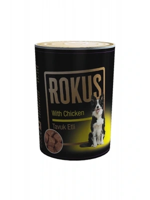 Rokus Tavuklu Yetişkin Konserve Köpek Maması 410 Gr