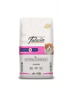 Felicia Düşük Tahıllı Hipoalerjenik Tavuklu Anne Ve Yavru Kedi Maması 12 Kg