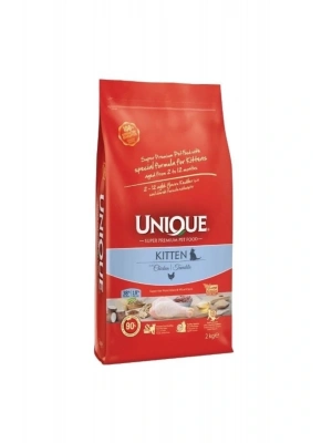 Unique Tavuklu Düşük Tahıllı Yavru Kedi Maması 7 Kg
