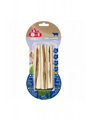 8 In 1 Delights Sticks Biftekli Köpek Kemik Ödülü 3X75 Gr
