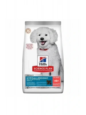 HillS Science Plan Hypoallergenic Somonlu Mini Irk Tahılsız Yetişkin Köpek Maması 6 Kg