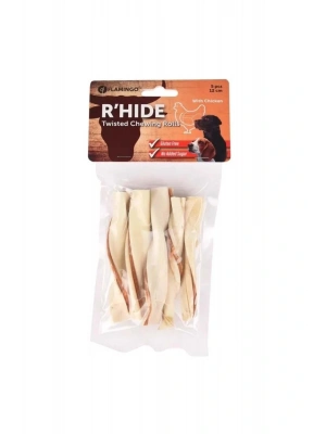 Flamingo Rhide Twisted Tavuklu Burgu Çubuk Köpek Ödül Maması 12 Cm 70 Gr