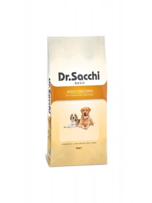 Dr.Sacchi Basic Chicken Tavuklu Yetişkin Köpek Maması 15 Kg