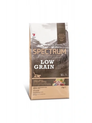 Spectrum Düşük Tahıllı Hindili Ördekli Ve Yaban Mersinli Yetişkin Kedi Maması 2 Kg