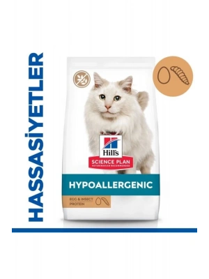 HillS Science Plan Hypoallergenic Yumurtalı Ve Böcekli Tahılsız Yetişkin Kedi Maması 1.5 Kg