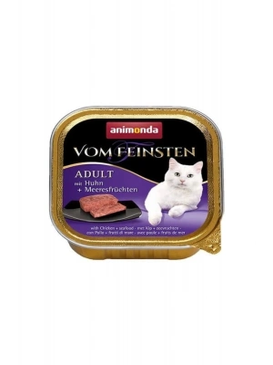 Animonda Tavuk Ve Deniz Mahsüllü Yetişkin Konserve Kedi Maması 100 Gr