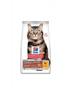 Hills Hairball İndoor Tavuklu Tüy Yumağı Önleyici Yaşlı Kedi Maması 1.5 Kg