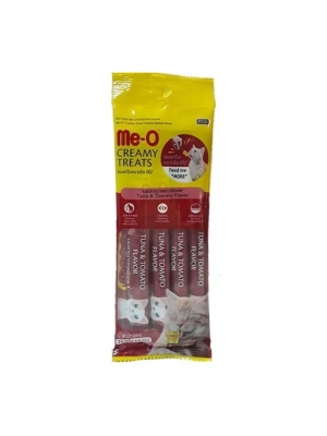 Meo Creamy Ton Balıklı Ve Domatesli Kedi Ödül Maması 4X15 Gr