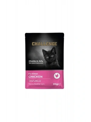 Challenge Tavuklu Pouch Yavru Konserve Kedi Maması 85 Gr