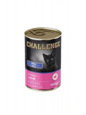 Challenge Pate Kuzu Etli Yavru Konserve Kedi Maması 400 Gr