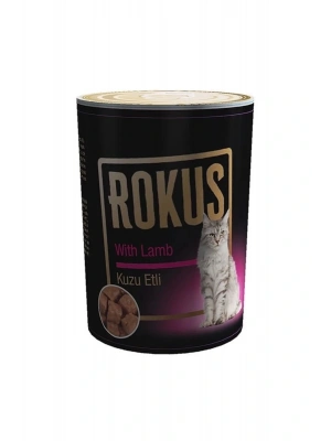 Rokus Kuzulu Yetişkin Konserve Kedi Maması 410 Gr