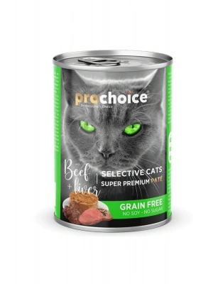Pro Choice Selective Biftek Ve Ciğerli Yetişkin Konserve Kedi Maması 400 Gr