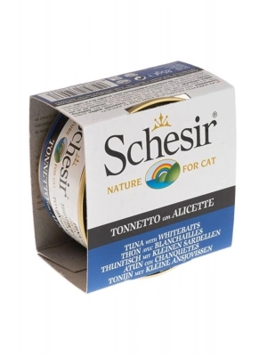 Schesir Ton Balıklı Ve Ringa Balıklı Jöleli Konserve Kedi Maması 85 Gr