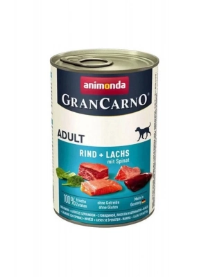 Animonda Gran Carno Sığır Etli Ve Ispanaklı Yetişkin Köpek Konservesi 400 Gr