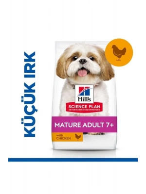 Hills Mature 7+ Tavuklu Mini Irk Yaşlı Köpek Maması 1.5 Kg