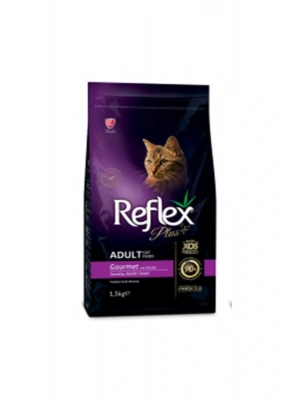 Plus Tavuklu Renkli Taneli Yetişkin Maması 1.5 Kg