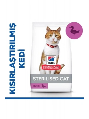 Hills Young Sterilised Ördekli Kısırlaştırılmış Kedi Maması 1.5 Kg