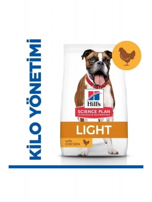 Hills Light Orta Irk Tavuklu Diyet Köpek Maması 14 Kg