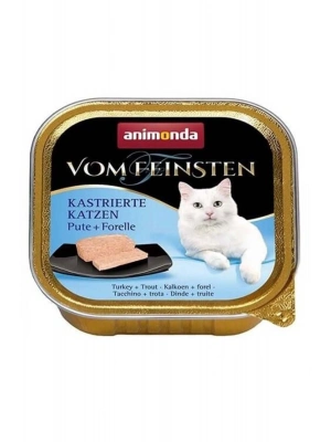 Animonda Vom Feinsten Mildes Menu Hindi Etli Ve Alabalıklı Yetişkin Konserve Kedi Maması 100 Gr