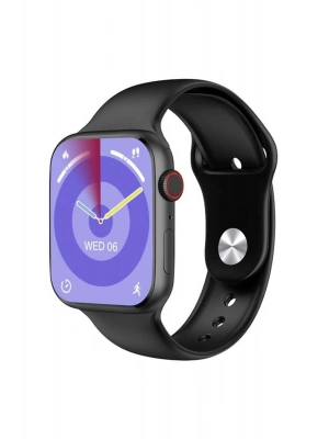 W99 Watch Ios Ve Android Uyumlu Mactive 2.05 İnç Geniş Ekranlı Siyah Akıllı Saat