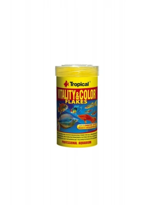 Tropical Vitality Color Flakes Tropikal Balıklar Için Renklendirici Pul Yem 12 Gr