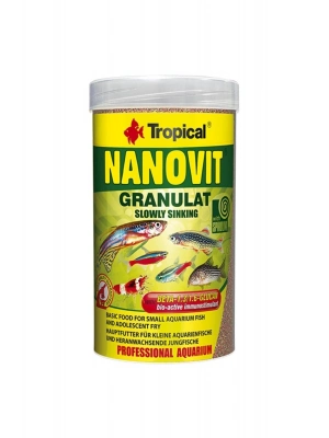 Tropical Nanovit Granulat Tetra Balıkları Için Granül Balık Yemi 100 Ml 70 Gr