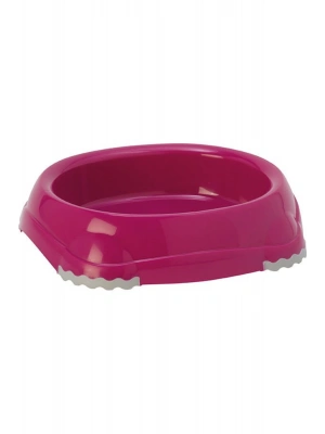 Smart Plastik Kedi ve Köpek Mama ve Su Kabı Fuşya 210 Ml