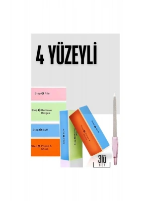 BFS 4 Yüzeyli Törpü ve Parlatma Blok Sünger 3 lü Set