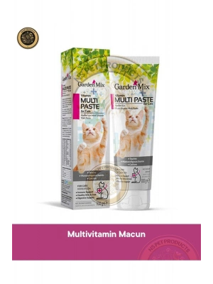 Garden Mix Multivitamin Kedi Malt Macunu 100 Gr - Petshopundan
