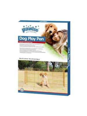 Metal Köpek Oyun Bahçesi Çiti 8 Parça 91X60 Cm