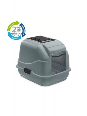 İmac Easy Cat Kapalı Filtreli Kedi Tuvaleti Gri 40X50X40 Cm