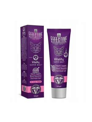 Effective Vitality Malt Katkılı Kedi Macunu 100 Gr - Petshopundan
