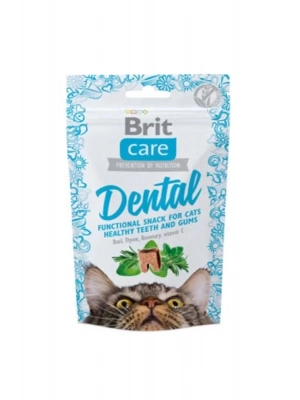 Brit Care Dental Hindili Kedi Bisküvisi 50 Gr