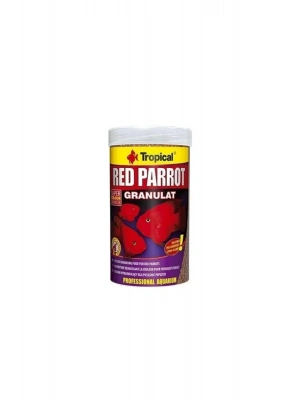 Red Parrot Granulat Kırmızı Papağan Balıkları için Granül Balık Yemi 250 Ml 100 Gr