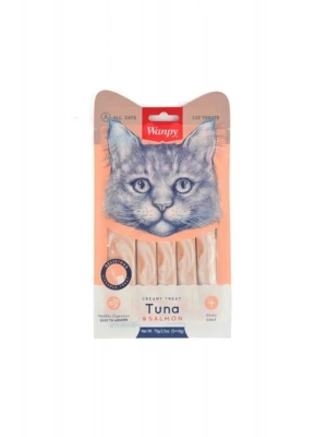 Wanpy Ton Balıklı Ve Somonlu Krema Kedi Ödülü 25X14 Gr