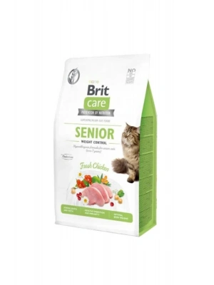 Brit Care Senior Weight Control Düşük Kalorili Yaşlı Kedi Maması 2 Kg