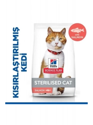 Hills Somonlu Kısırlaştırılmış Yetişkin Kedi Maması 8+2 Kg Hediyeli