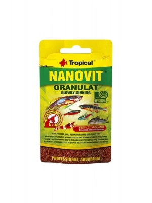 Tropical Nanovit Granulat Balıkları için Granül Balık Yemi 10 Gr