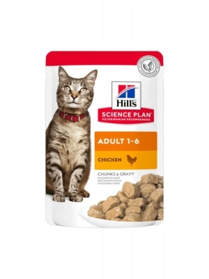 Hills Adult Tavuklu Pouch Yetişkin Konserve Kedi Maması 85 Gr