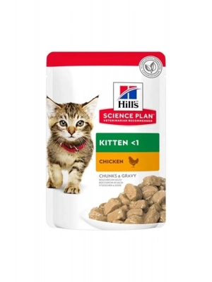 Hills Kitten Tavuklu Pouch Yavru Konserve Kedi Maması 85 Gr
