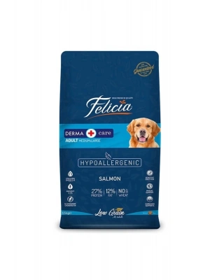 Felicia Düşük Tahıllı Hipoalerjenik Somonlu Orta Ve Büyük Irk Yetişkin Köpek Maması 15 Kg
