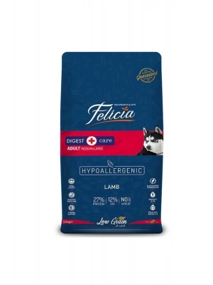 Felicia Düşük Tahıllı Hipoalerjenik Kuzu Etli Orta Ve Büyük Irk Yetişkin Köpek Maması 15 Kg