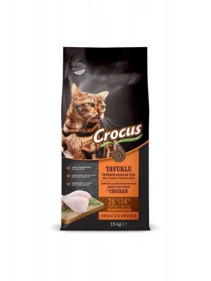 Crocus Adult Tavuklu Yetişkin Kedi Maması 15 Kg