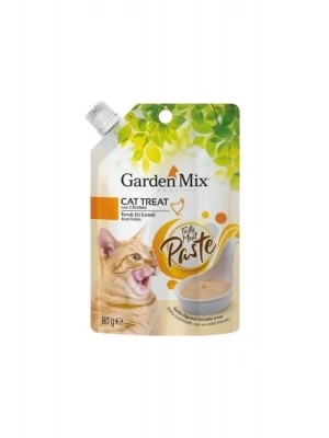 Garden Mix Tavuk Etli Ezme Sıvı Kedi Ödül Maması 80 Gr