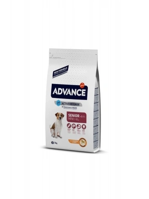 Advance Senior Mini Tavuklu Küçük Irk Yaşlı Köpek Maması 3 Kg